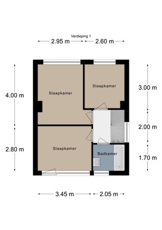 Floorplan - Tentstraat 73, 6291 BE Vaals